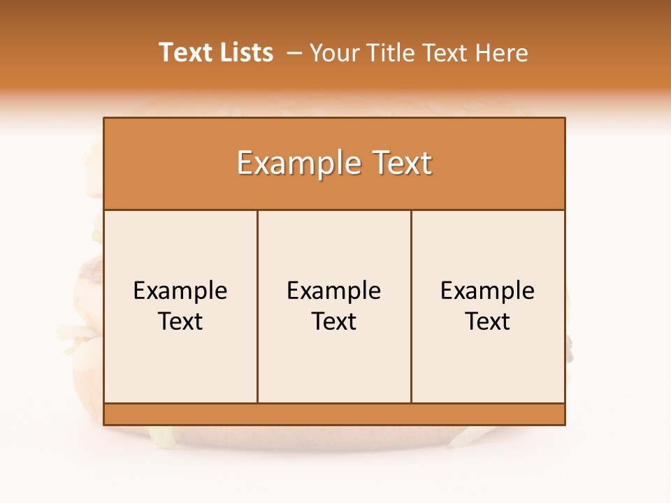 Healthy Fast Cheese PowerPoint Template