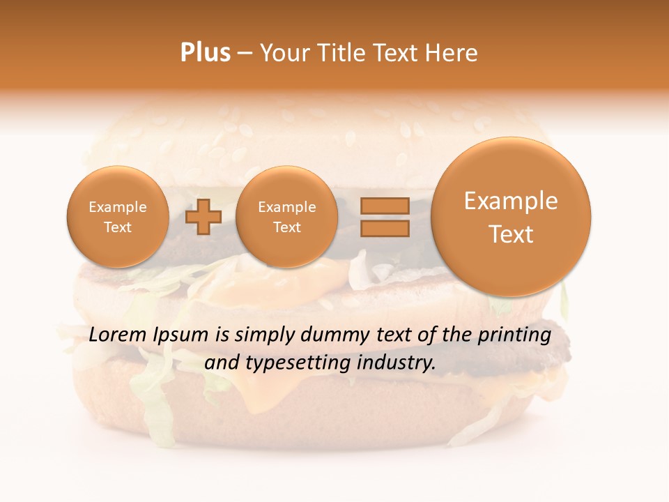 Healthy Fast Cheese PowerPoint Template
