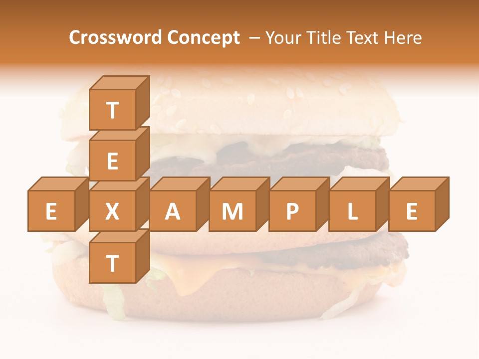 Healthy Fast Cheese PowerPoint Template