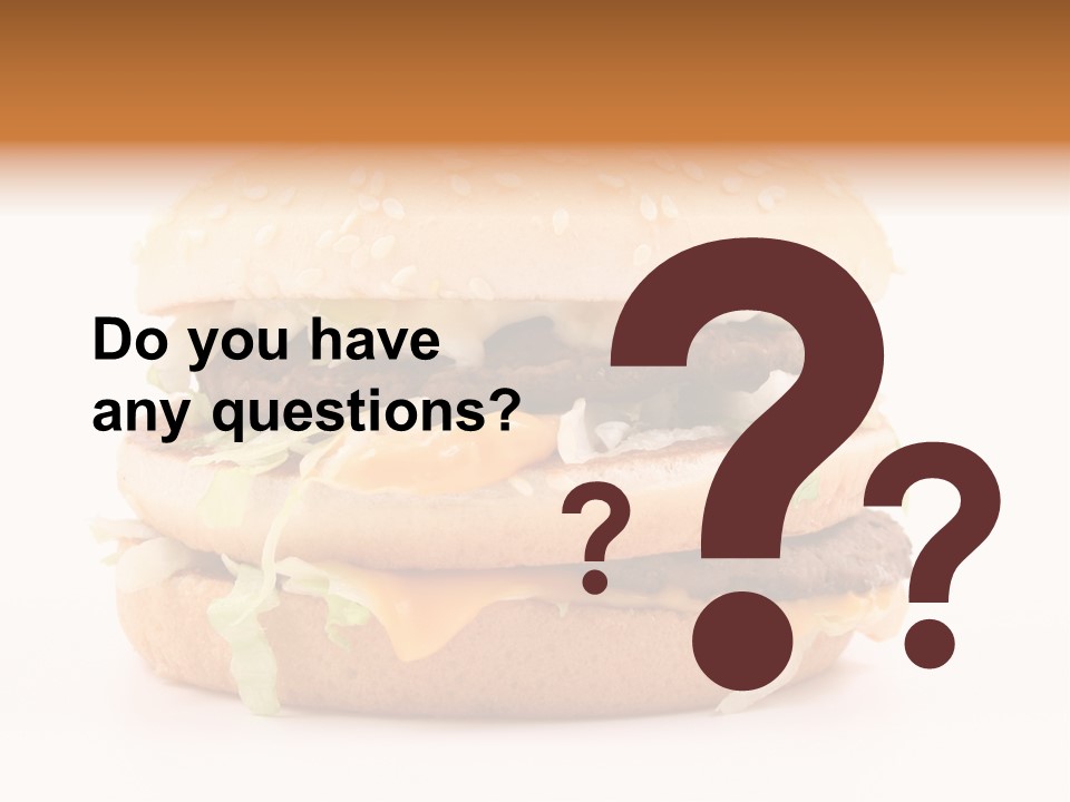 Healthy Fast Cheese PowerPoint Template