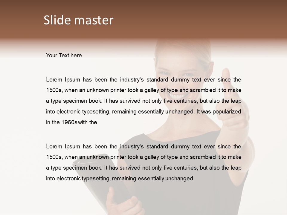 Beautiful Financial Ceo PowerPoint Template