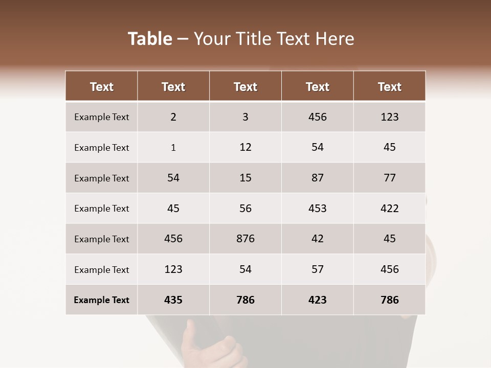 Beautiful Financial Ceo PowerPoint Template