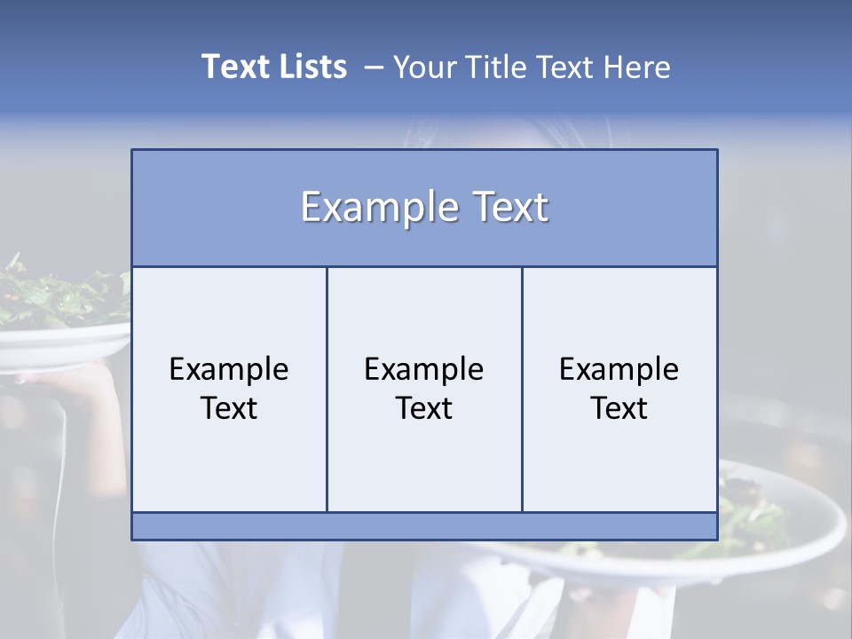 A Woman Holding A Plate With A Salad On It PowerPoint Template