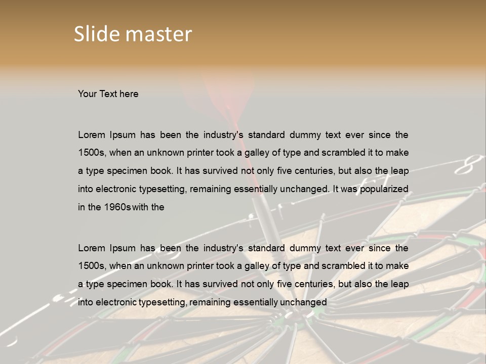 Mark Circle Closeup PowerPoint Template