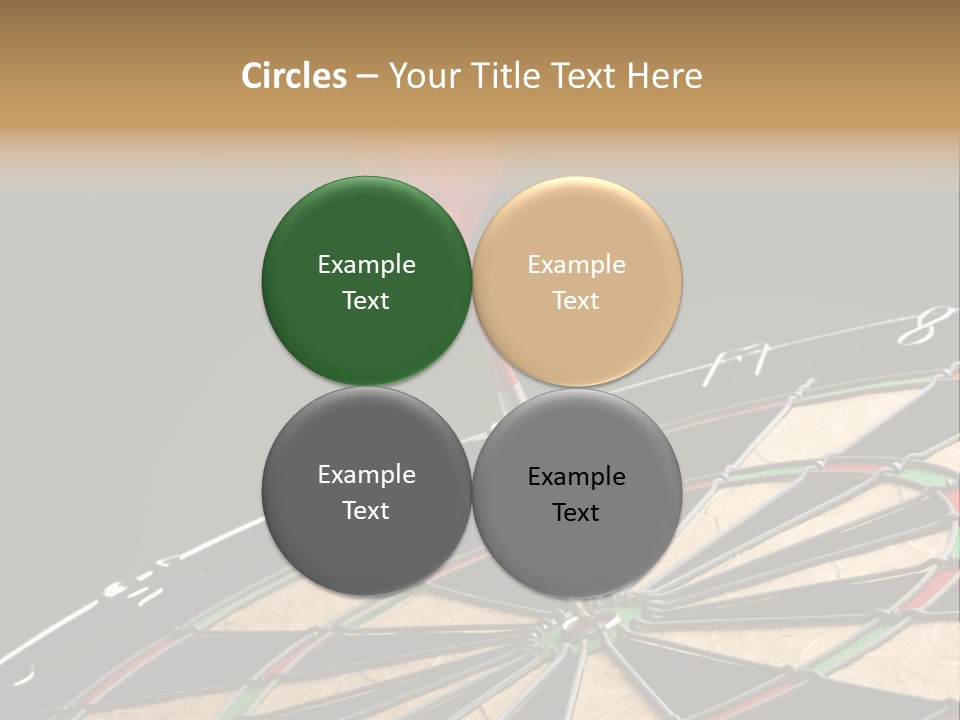 Mark Circle Closeup PowerPoint Template