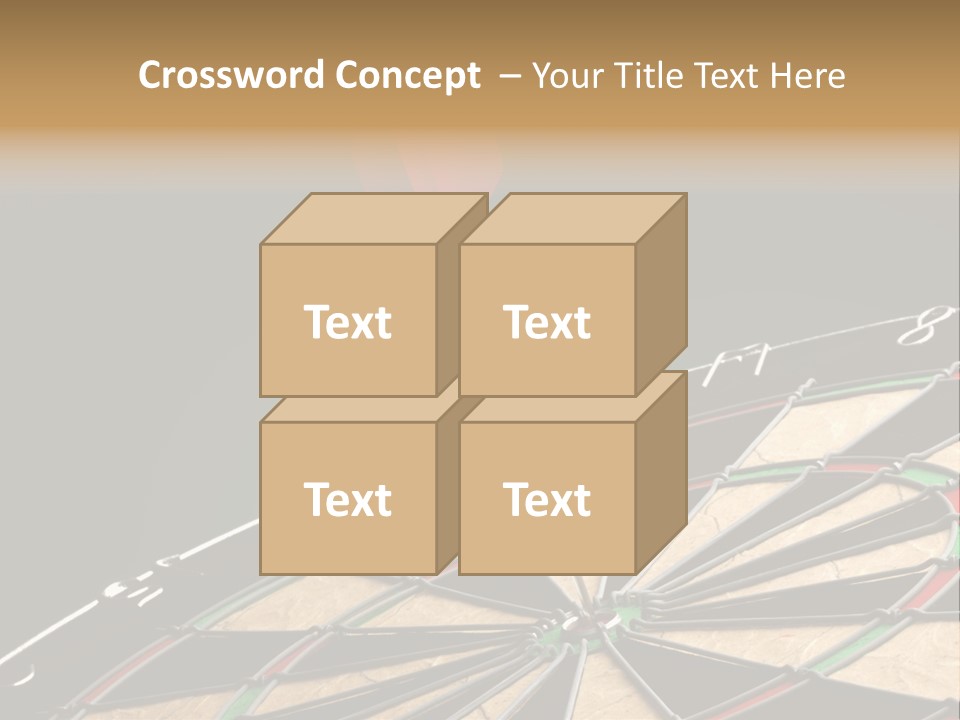 Mark Circle Closeup PowerPoint Template