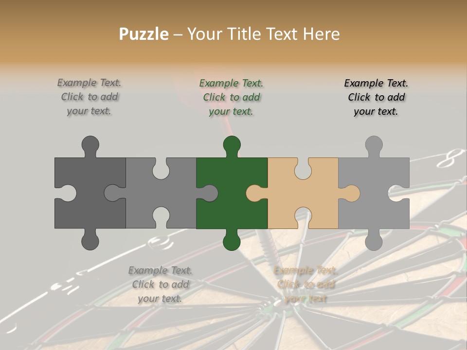 Mark Circle Closeup PowerPoint Template