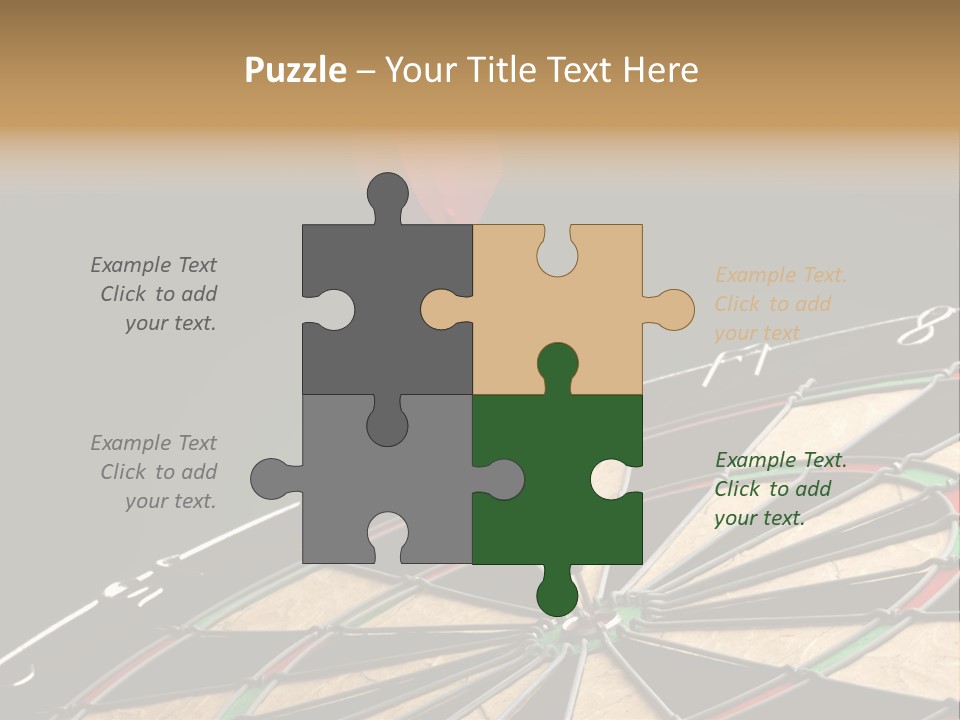 Mark Circle Closeup PowerPoint Template