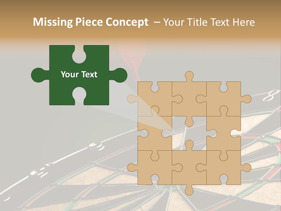 Mark Circle Closeup PowerPoint Template