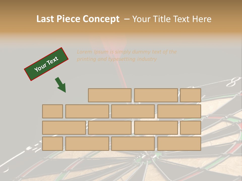 Mark Circle Closeup PowerPoint Template
