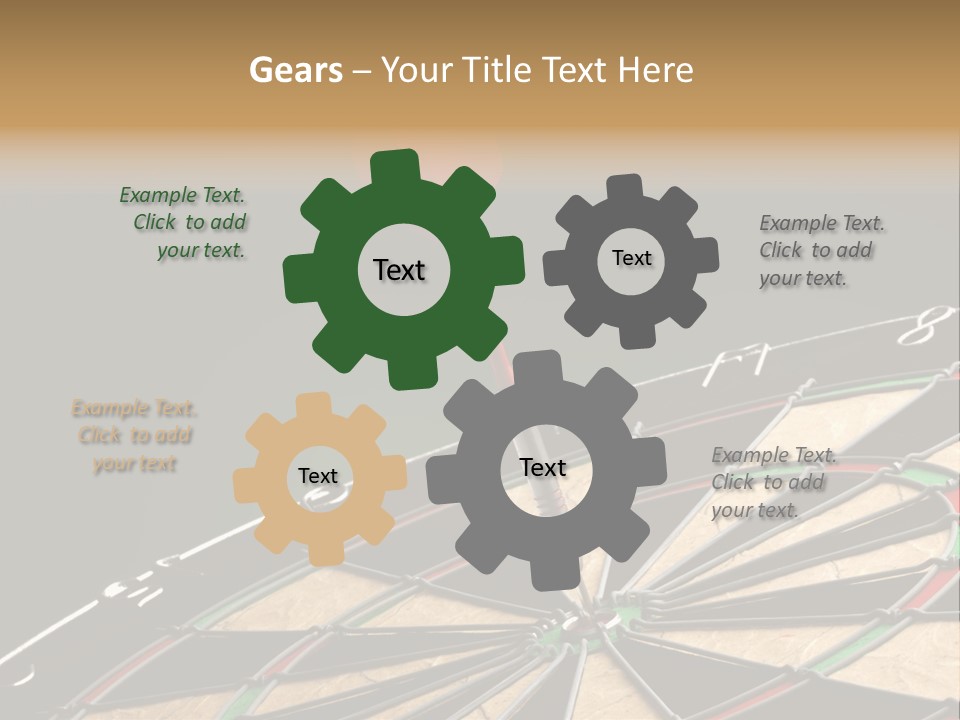 Mark Circle Closeup PowerPoint Template