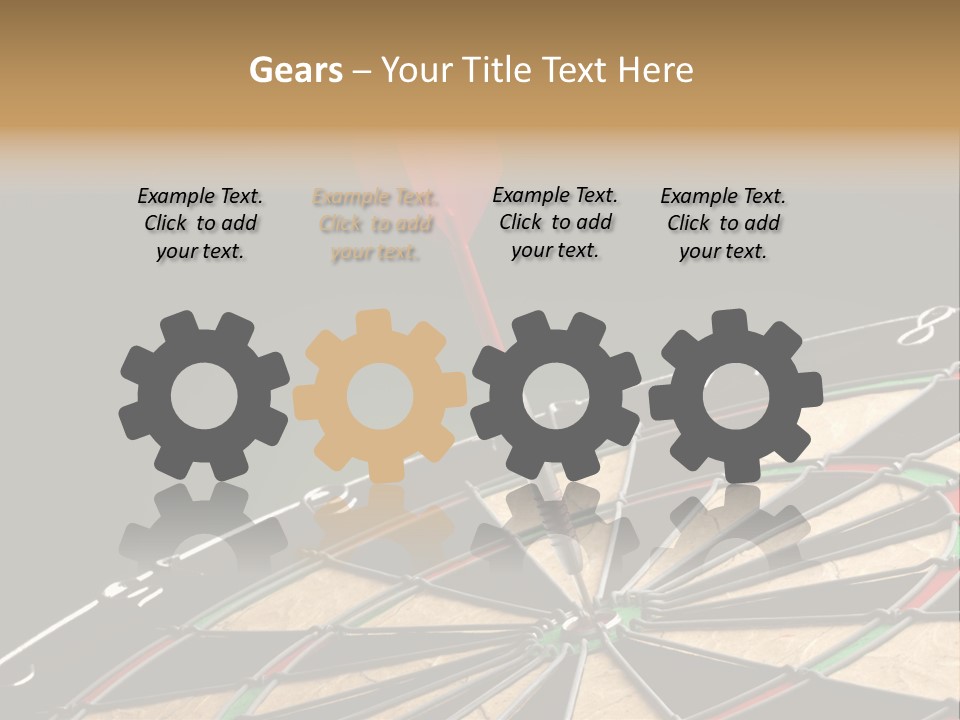 Mark Circle Closeup PowerPoint Template