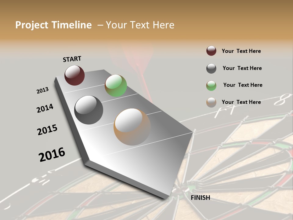Mark Circle Closeup PowerPoint Template