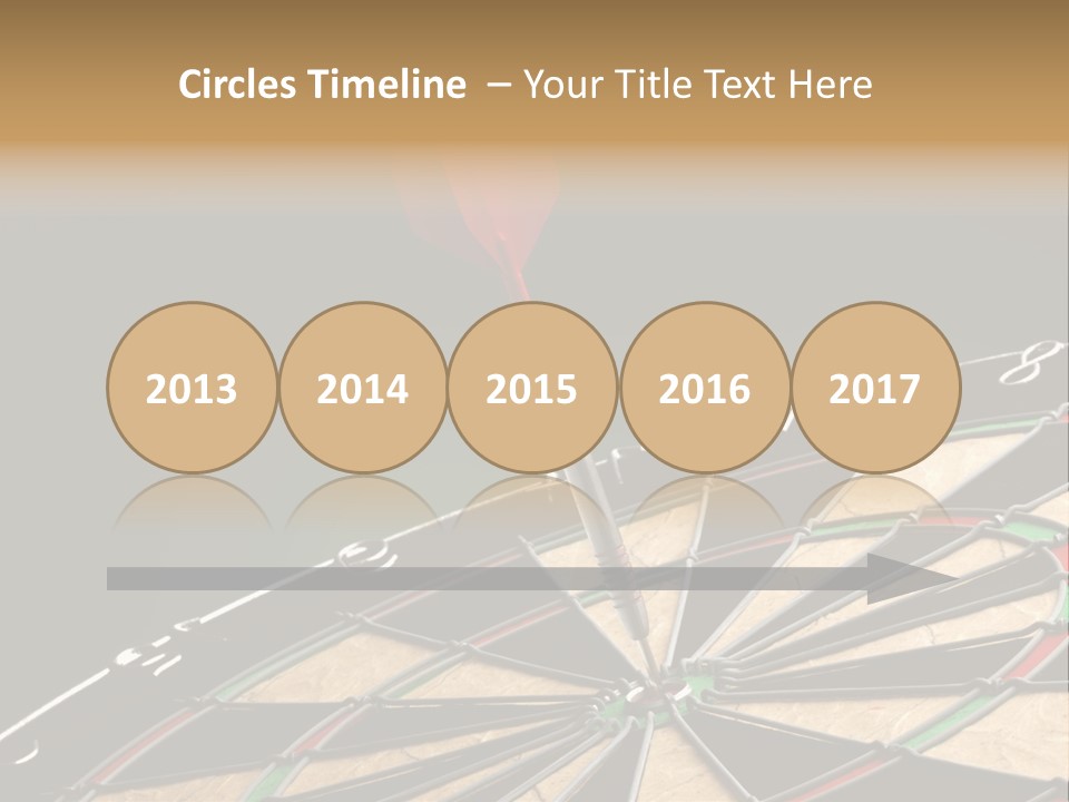 Mark Circle Closeup PowerPoint Template