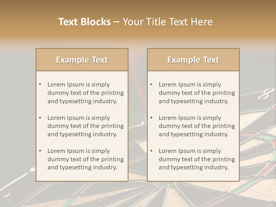 Mark Circle Closeup PowerPoint Template