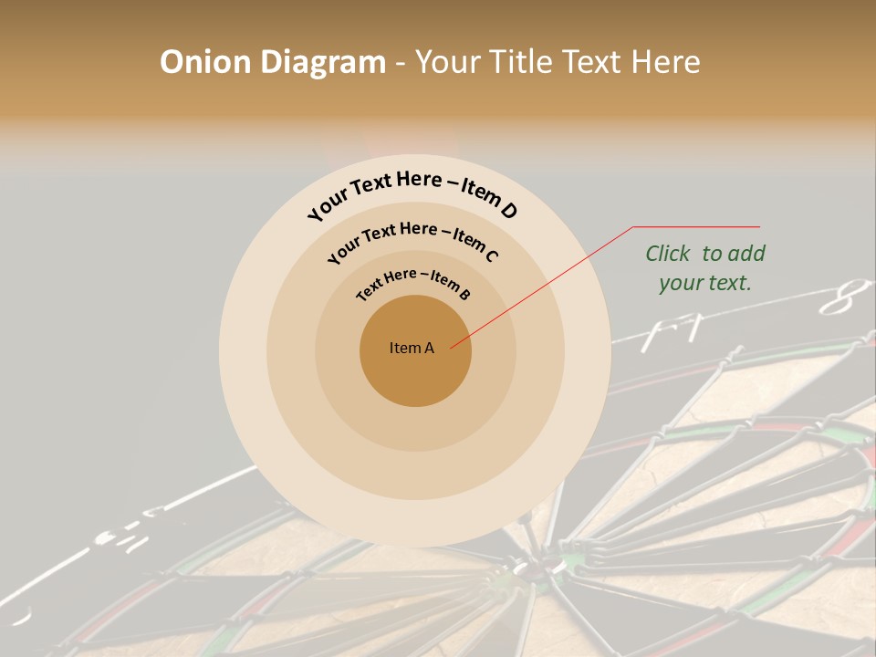 Mark Circle Closeup PowerPoint Template