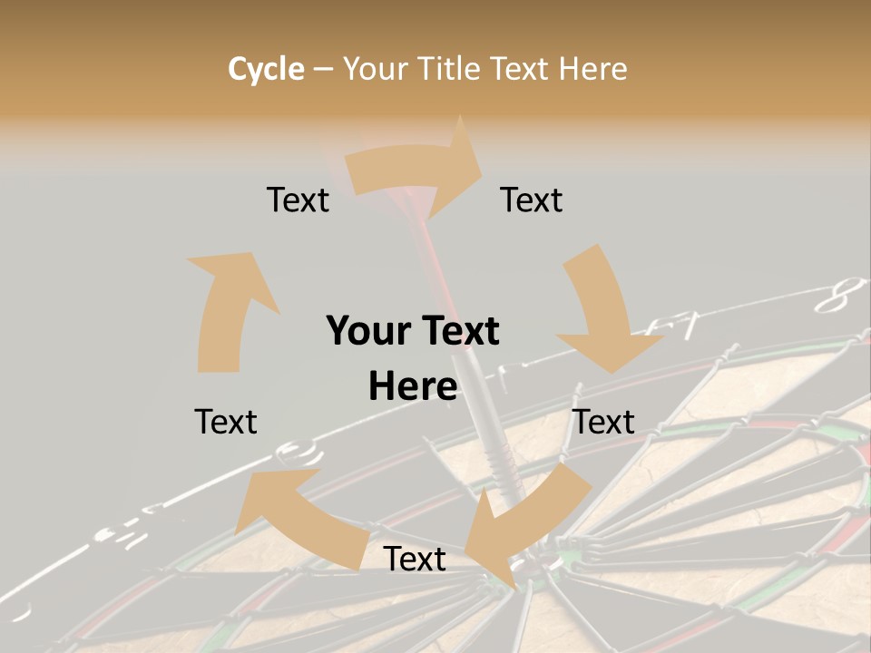 Mark Circle Closeup PowerPoint Template