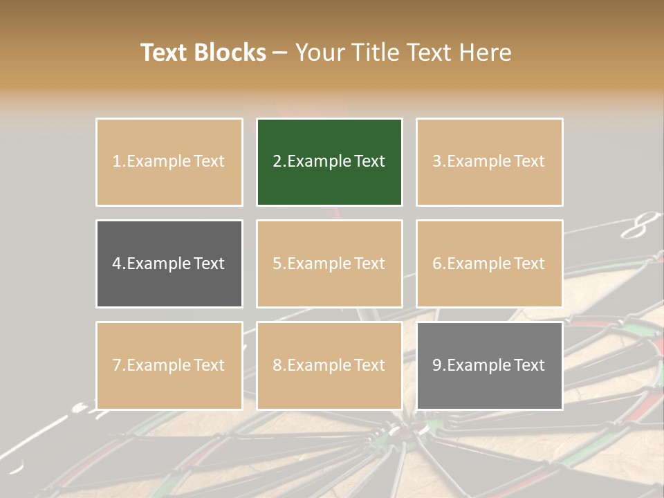 Mark Circle Closeup PowerPoint Template