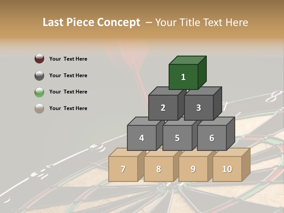 Mark Circle Closeup PowerPoint Template