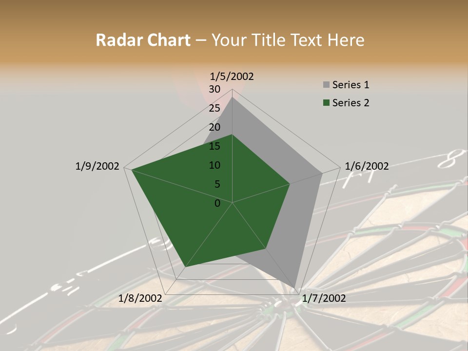 Mark Circle Closeup PowerPoint Template