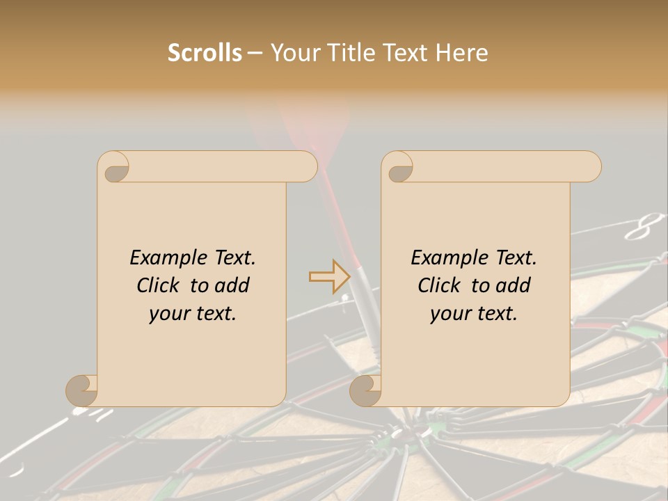 Mark Circle Closeup PowerPoint Template