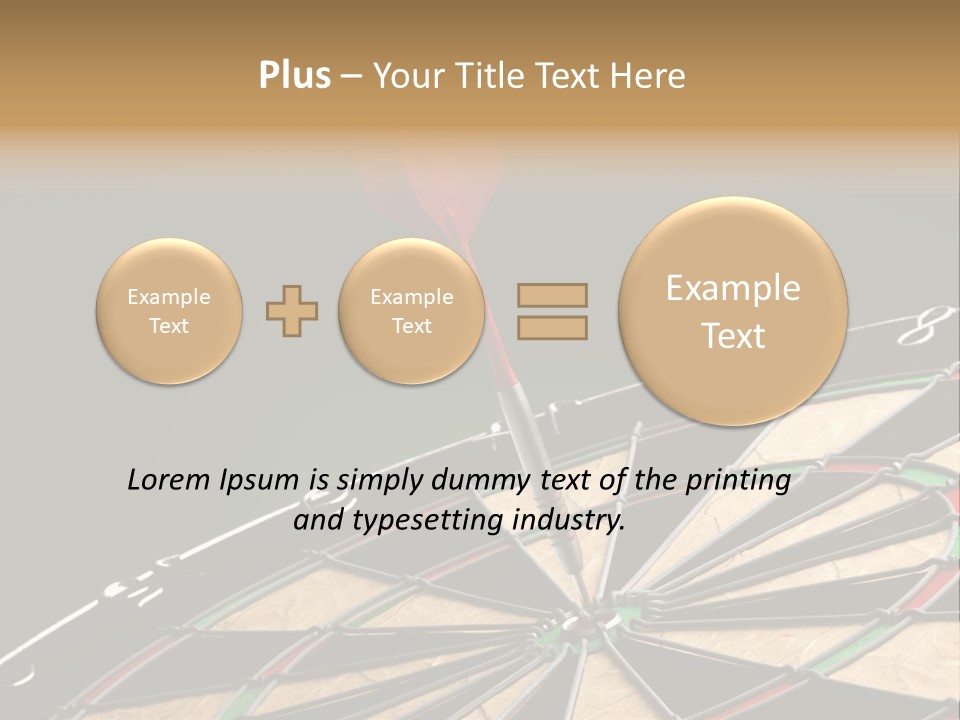 Mark Circle Closeup PowerPoint Template