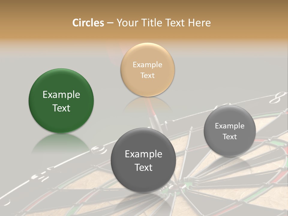 Mark Circle Closeup PowerPoint Template