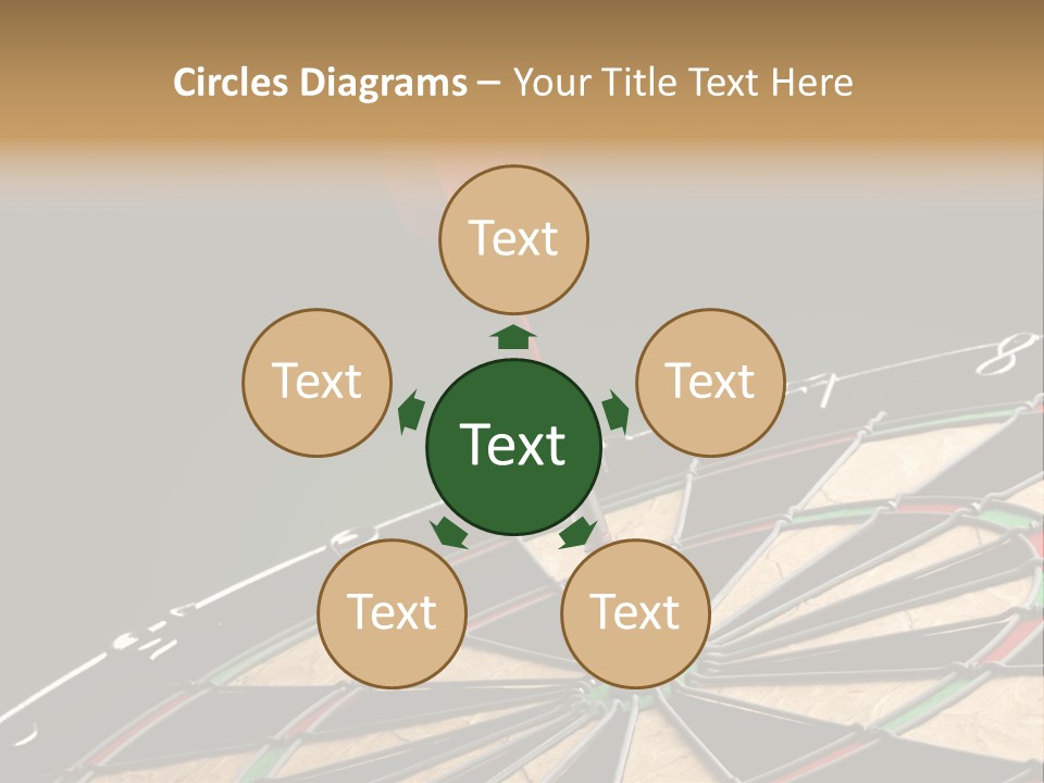 Mark Circle Closeup PowerPoint Template