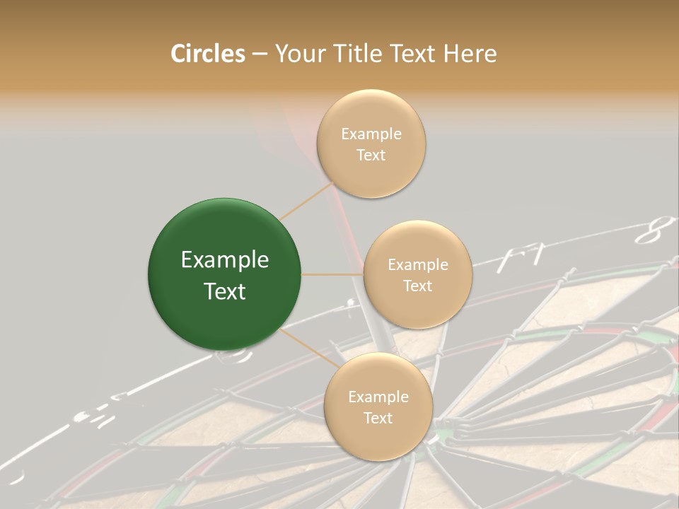 Mark Circle Closeup PowerPoint Template