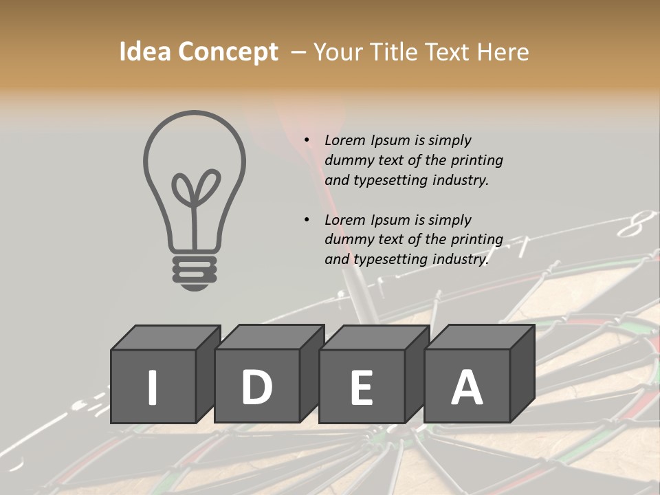 Mark Circle Closeup PowerPoint Template