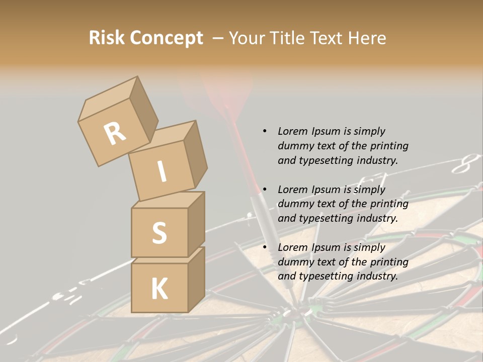 Mark Circle Closeup PowerPoint Template