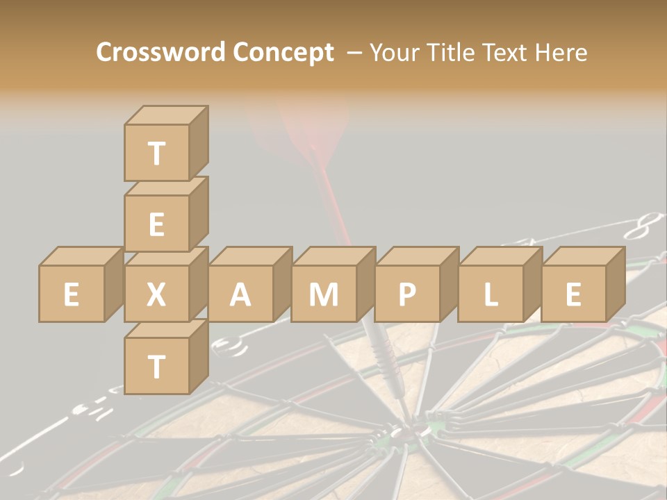 Mark Circle Closeup PowerPoint Template
