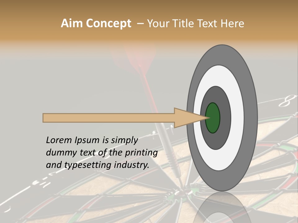 Mark Circle Closeup PowerPoint Template