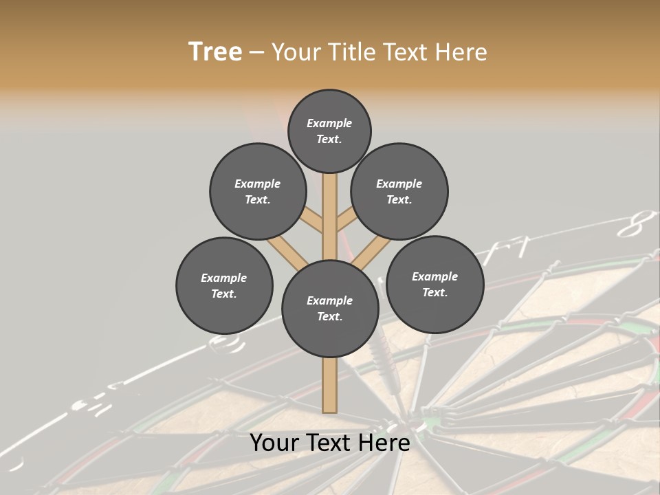 Mark Circle Closeup PowerPoint Template