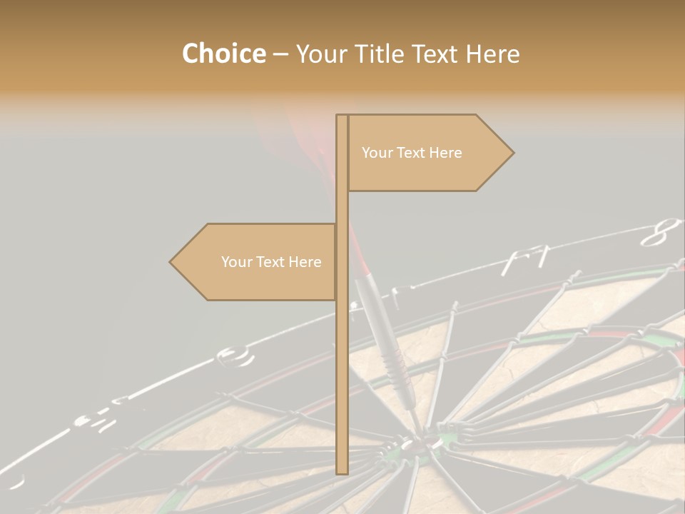 Mark Circle Closeup PowerPoint Template