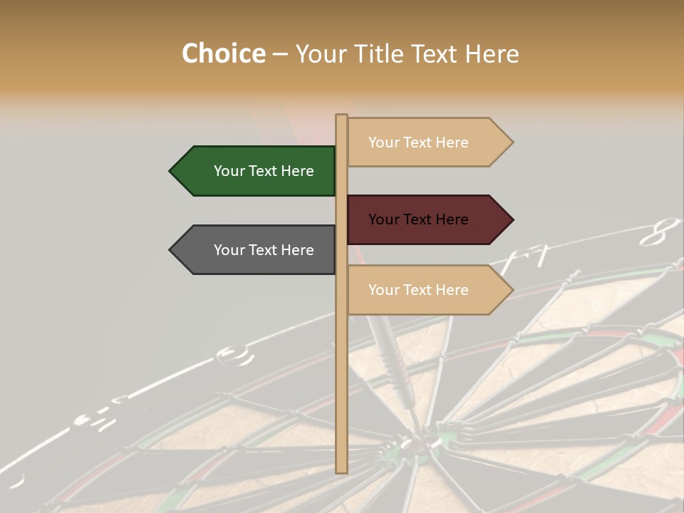 Mark Circle Closeup PowerPoint Template