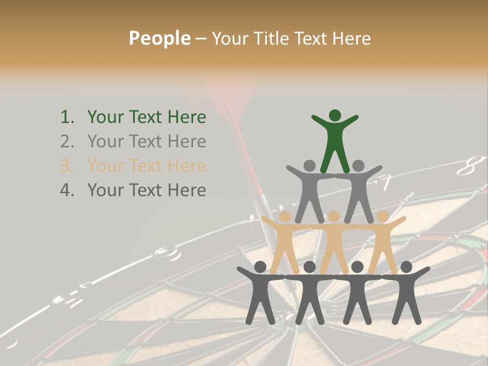 Mark Circle Closeup PowerPoint Template