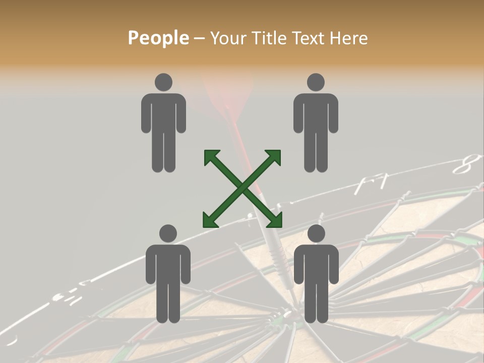 Mark Circle Closeup PowerPoint Template