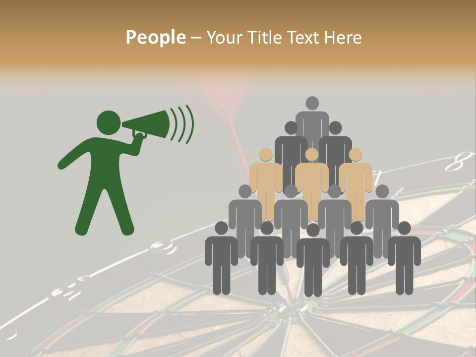 Mark Circle Closeup PowerPoint Template