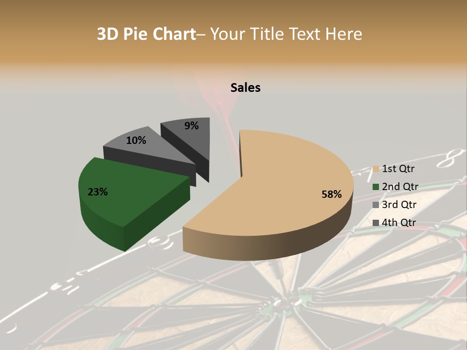 Mark Circle Closeup PowerPoint Template