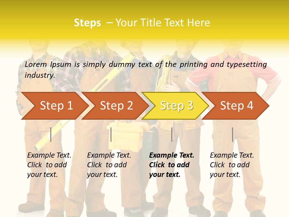 Labor Person Profession PowerPoint Template