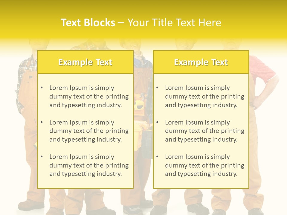 Labor Person Profession PowerPoint Template