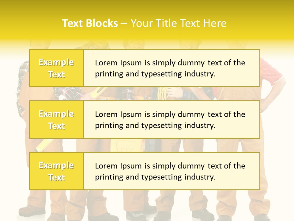 Labor Person Profession PowerPoint Template