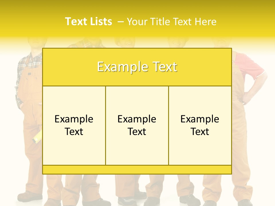 Labor Person Profession PowerPoint Template