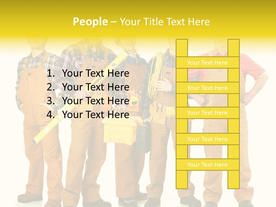 Labor Person Profession PowerPoint Template