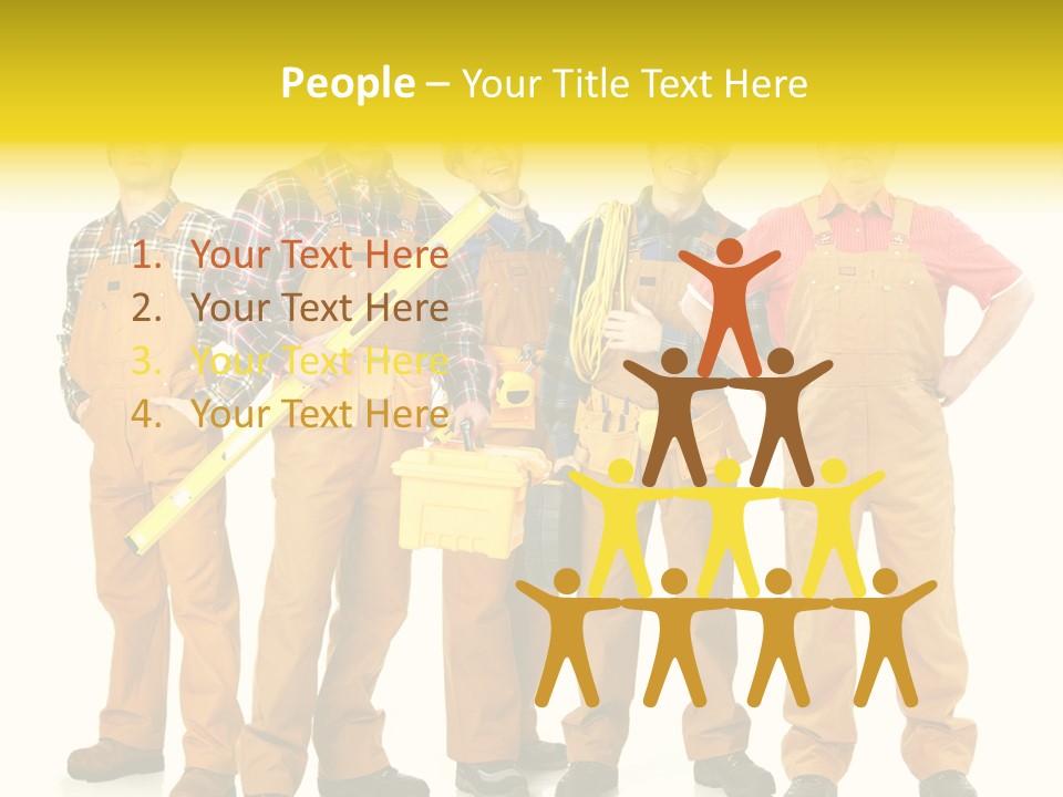 Labor Person Profession PowerPoint Template