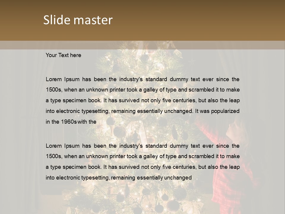 Glow Classic Touch PowerPoint Template