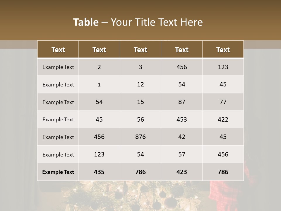 Glow Classic Touch PowerPoint Template