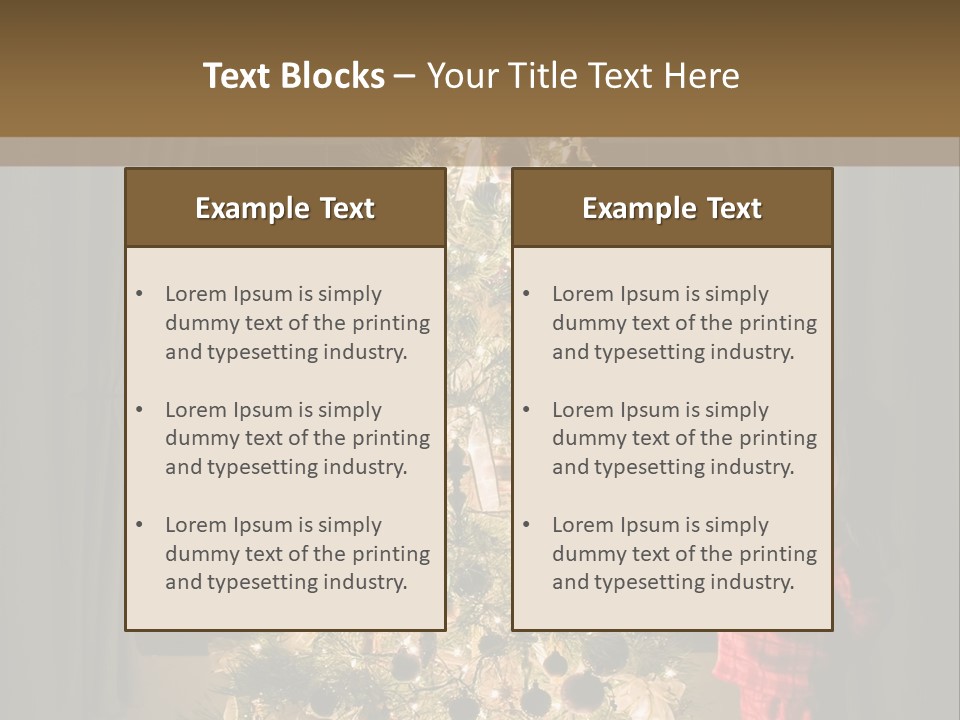 Glow Classic Touch PowerPoint Template