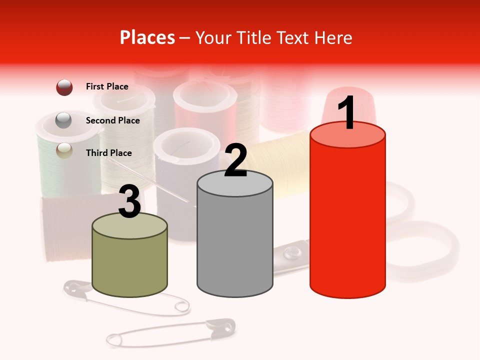 White Reed Handwork PowerPoint Template